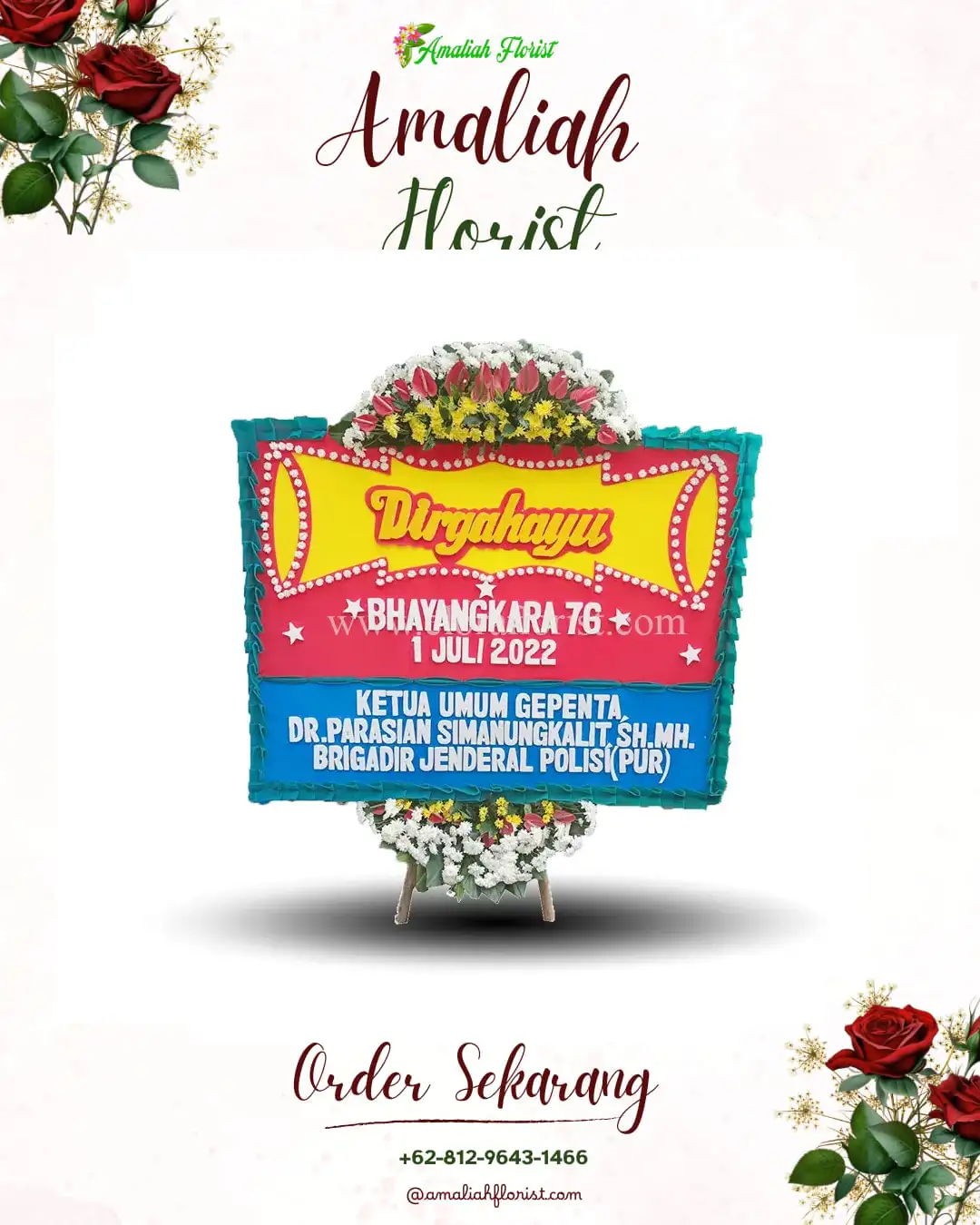 Papan Bunga HUT Ulang Tahun Ponorogo